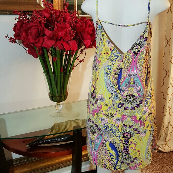 Callie Mac Dress with Fringe Trim Size L - Picture 4 of 6